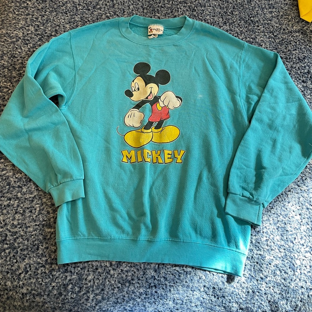 VINTAGE MICKEY MOUSE SWEATSHIRT- Small